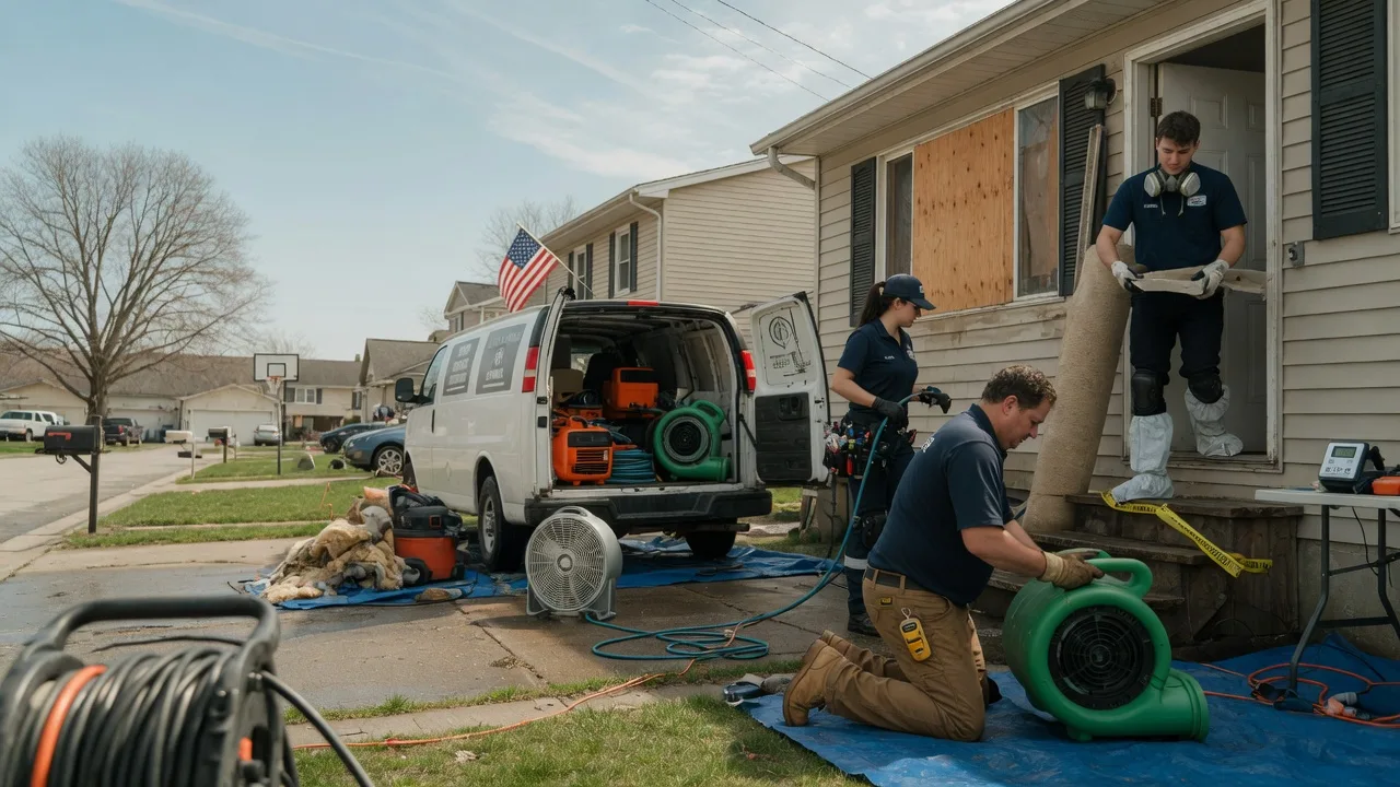 Water Damage Restoration in Van Dyne, WI near me